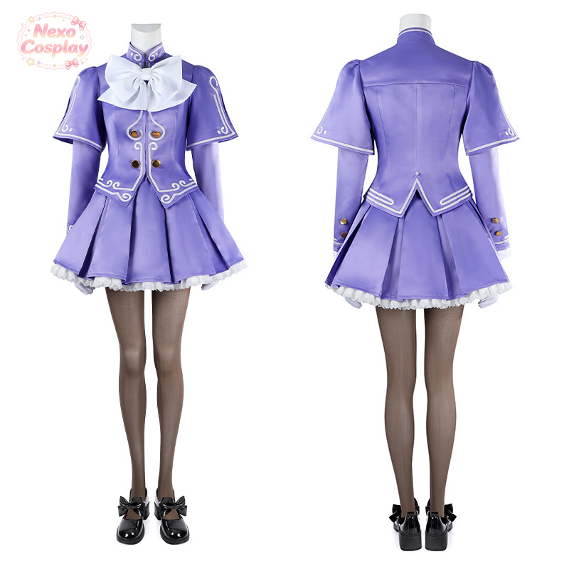 Anime Cosplay Lolita - SF6 イングリッド コスプレ衣装 パープル ロリータドレス NexoCosplay