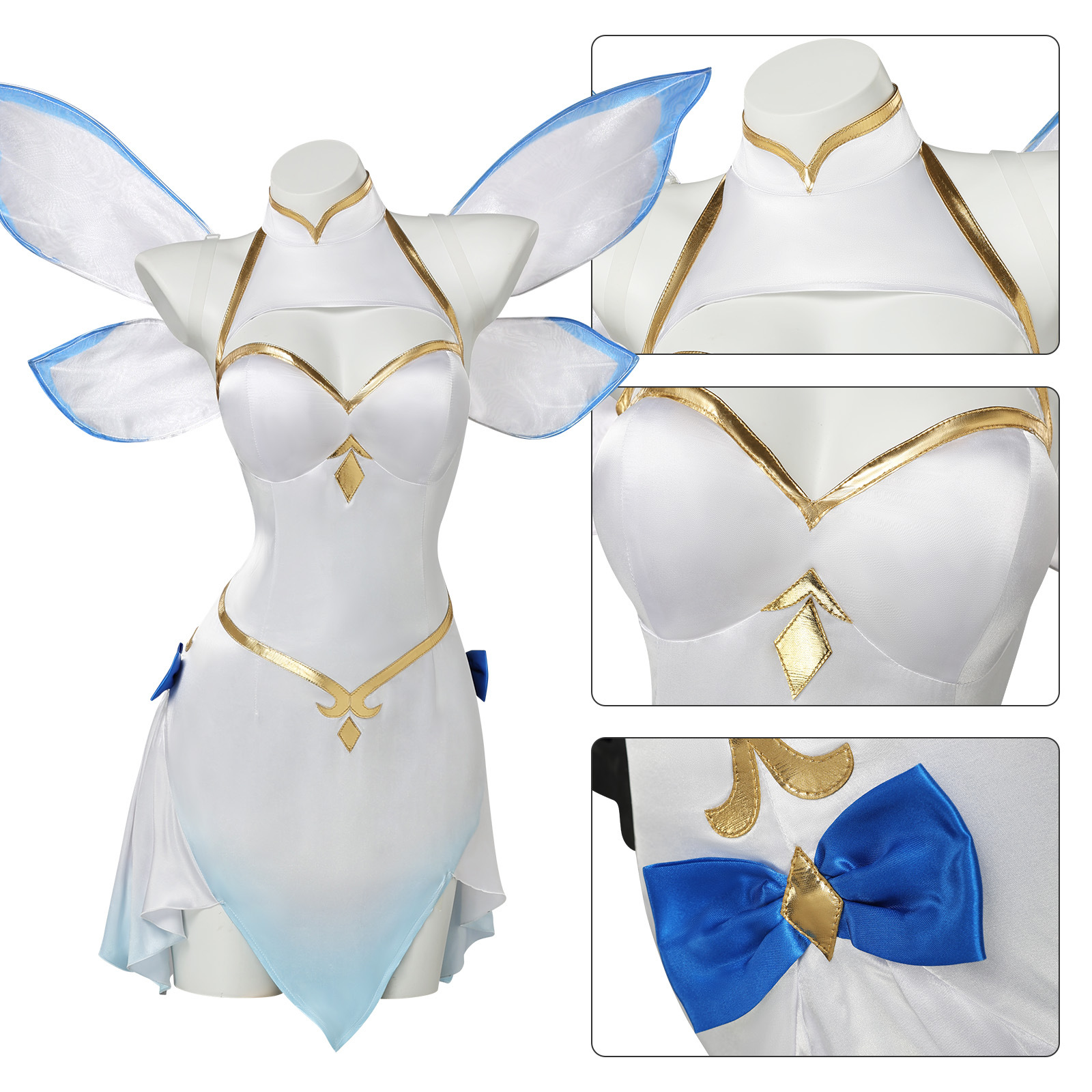 Anime Cosplay Rem - アニメ「Re:ゼロから始める異世界生活」レム コスプレ衣装 ウィッグ ハロウィンパーティースーツ レム ステージコスチューム