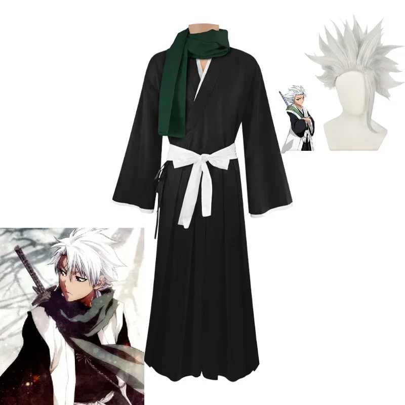 Anime Cosplay Bleach - ブリーチ日番谷冬士郎コスプレ衣装第10師団隊長千日血戦篇着物制服アニメゲーム