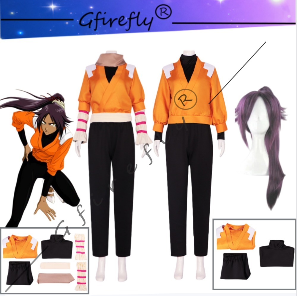 Anime Cosplay Bleach - BLEACH 蜜璃・四葉院 コスプレ衣装 アニメキャラと同じスタイルのアクセサリーとウィッグ付き パフォーマンス衣装フルセット
