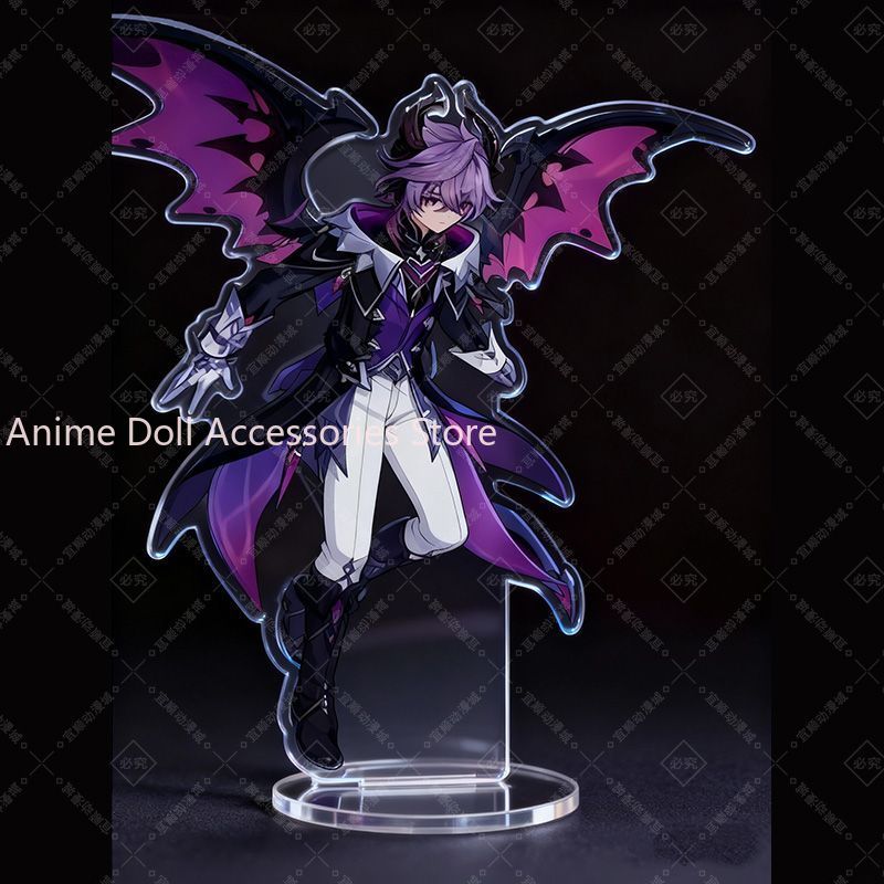 Anime Cosplay Sus - アニメ原神インパクトデュリンアクリルスタンドモデルフィギュアコスプレスタンディングプレートデスクトップディスプレイおもちゃファンコレクションギフト