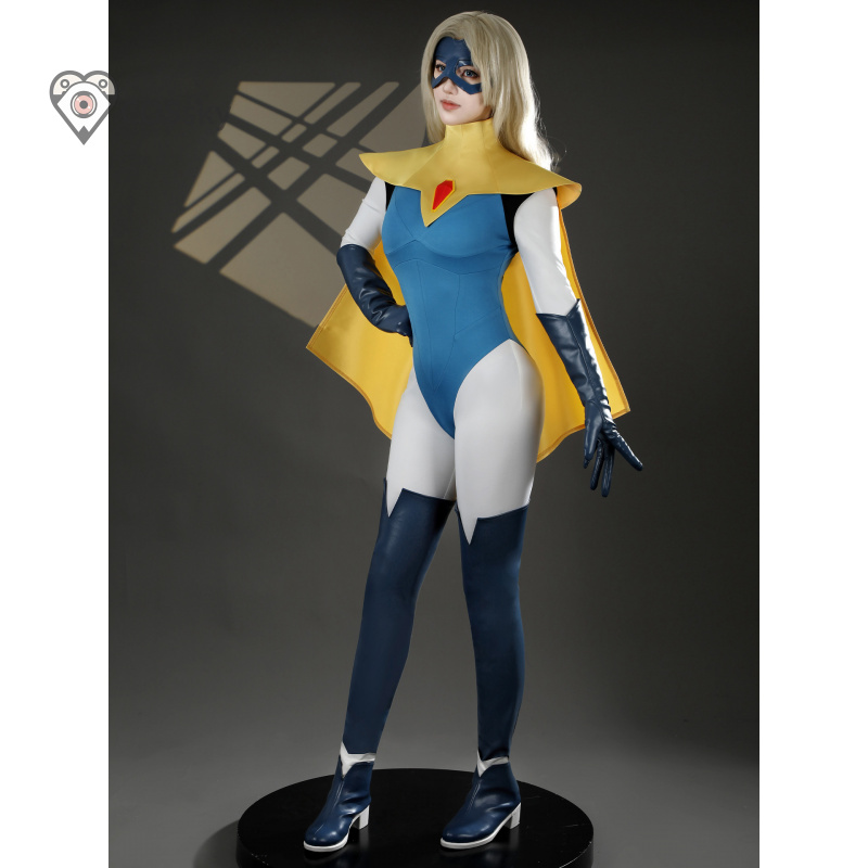 ブロンドブレザーゲームディスパッチコスプレ衣装女性用ファンタ - Anime Cosplay With Mask のレビューと価格