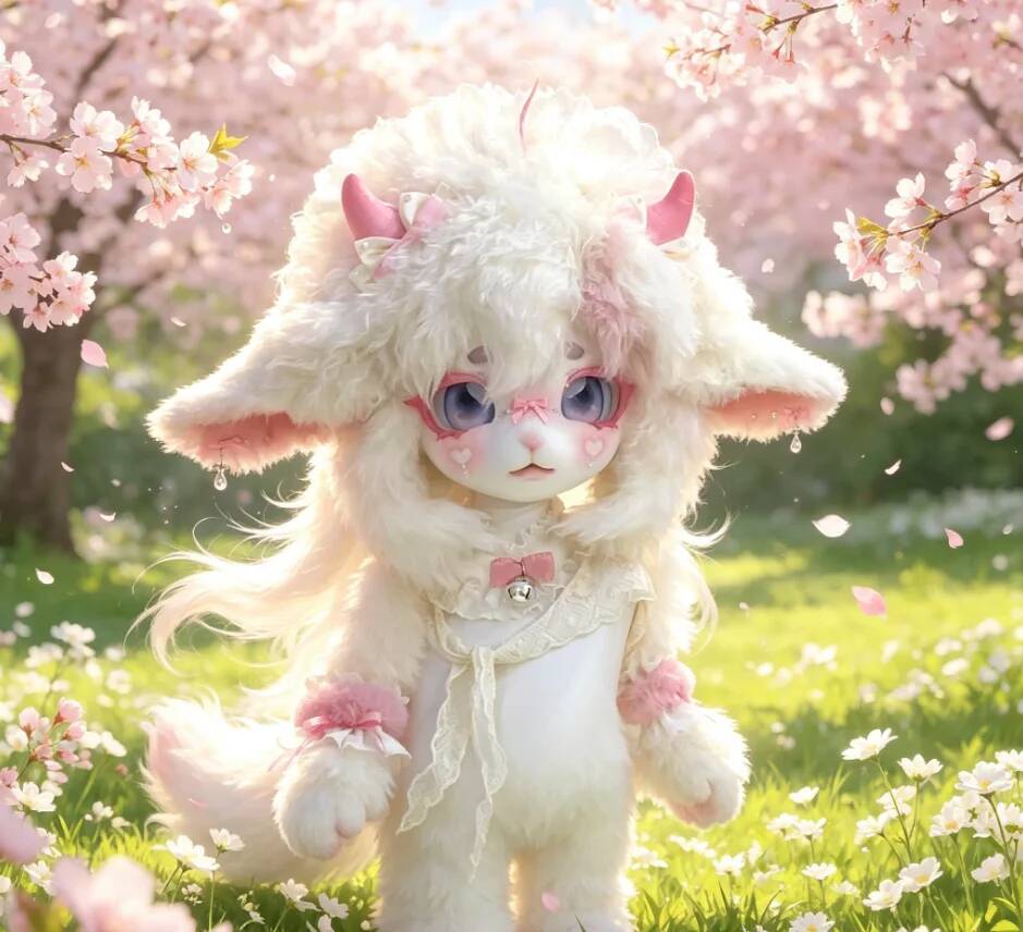 手作りキグフーリーコスチュームヘッド　可愛い羊/子羊ケモノマ - Anime Cosplay With Mask のレビューと価格
