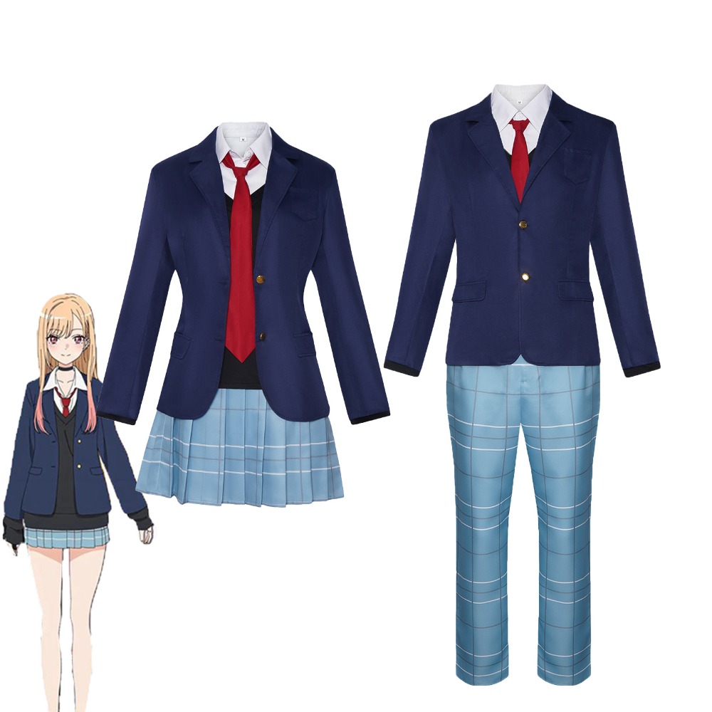 北川マリン五条和花ナコスプレアニメ衣装大人 JK 制服ハロウ - Kitagawa Anime Cosplay のレビューと価格