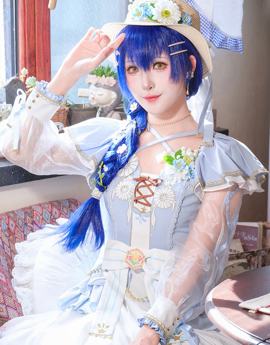 ラブライブ 園田海未 Maidenly Purity コスプ - Anime Cosplay Lolita のレビューと価格