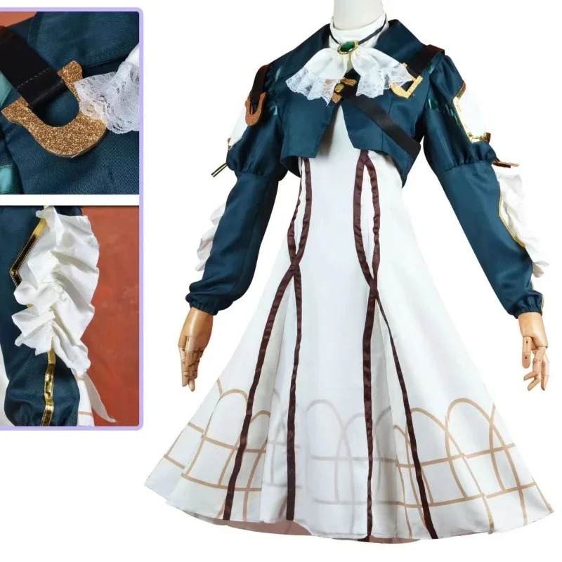 アニメバイオレットエヴァーガーデンコスプレドレス Vesti - Violet Evergarden Dress のレビューと価格