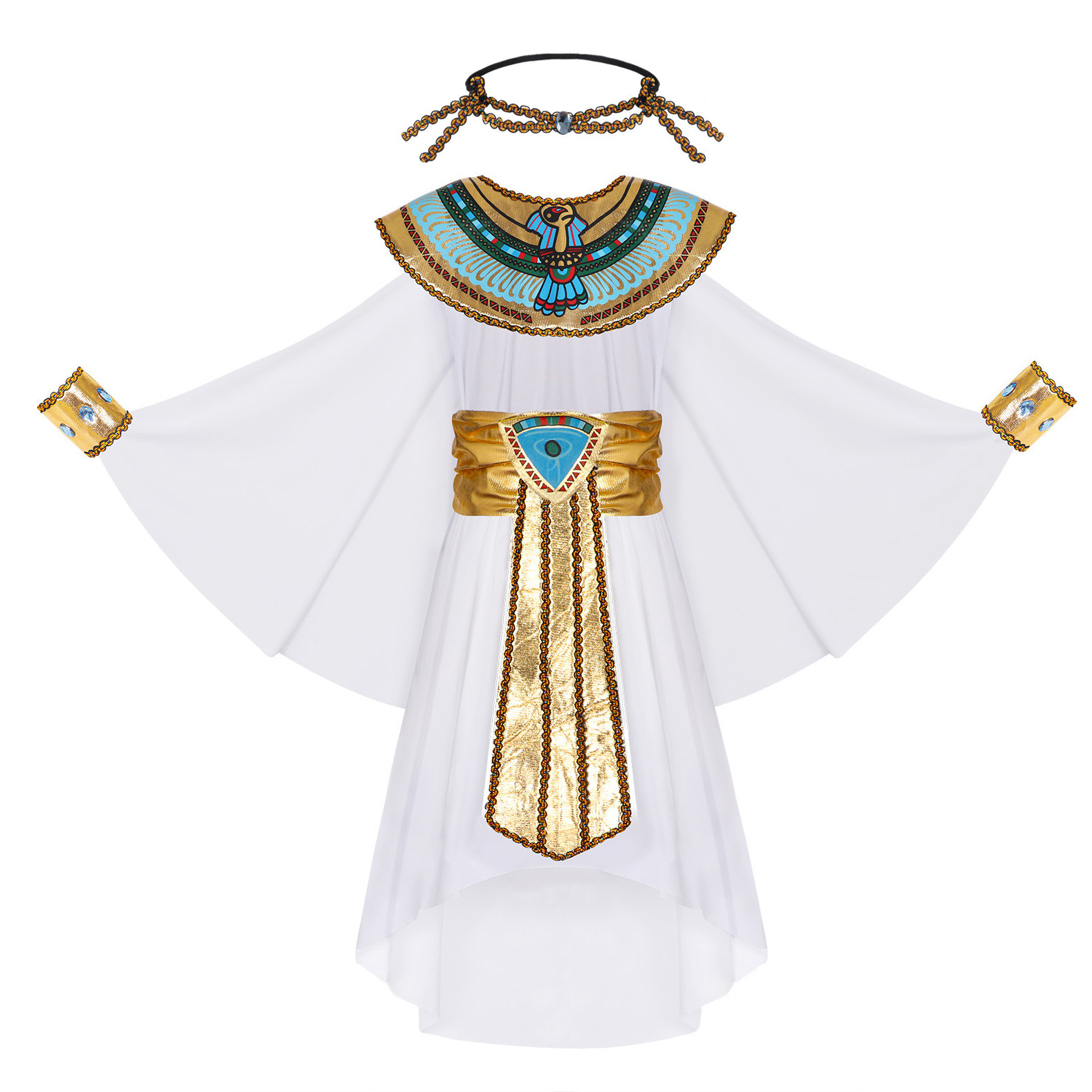 子供クレオパトラ衣装男の子女の子ハロウィンエジプト王子王女コ - Egypt Cosplay Anime のレビューと価格