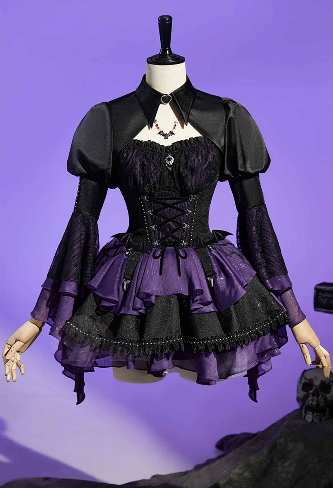 女性用ハロウィンファンタジーユニフォームロリータコスプレ衣装 - Anime Cosplay Lolita のレビューと価格