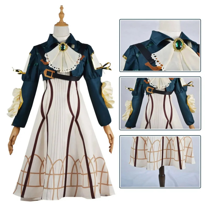 2026 アニメコスプレ バイオレット・エヴァーガーデン コ - Violet Evergarden Dress のレビューと価格