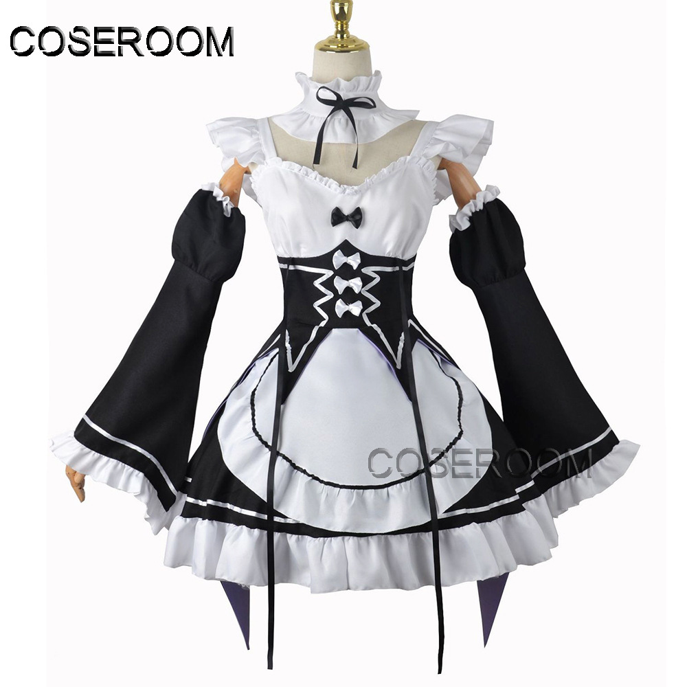 再ゼロから始める異世界生活かわいいレムドレスラムコスプレ衣装 - Anime Cosplay Rem のレビューと価格
