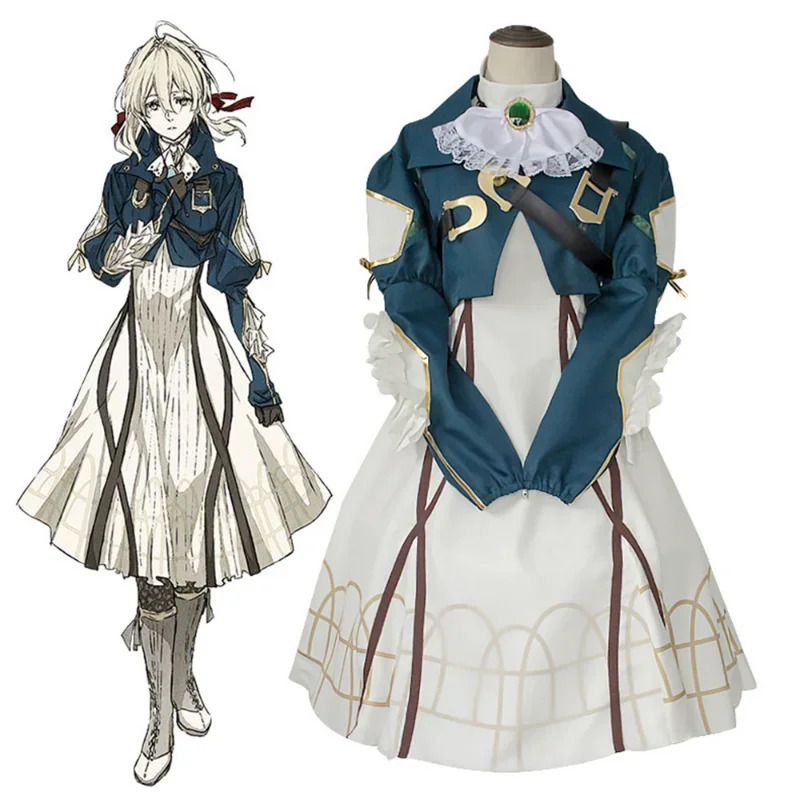 2026 アニメバイオレットエヴァーガーデンコスプレドレス  - Violet Evergarden Dress のレビューと価格