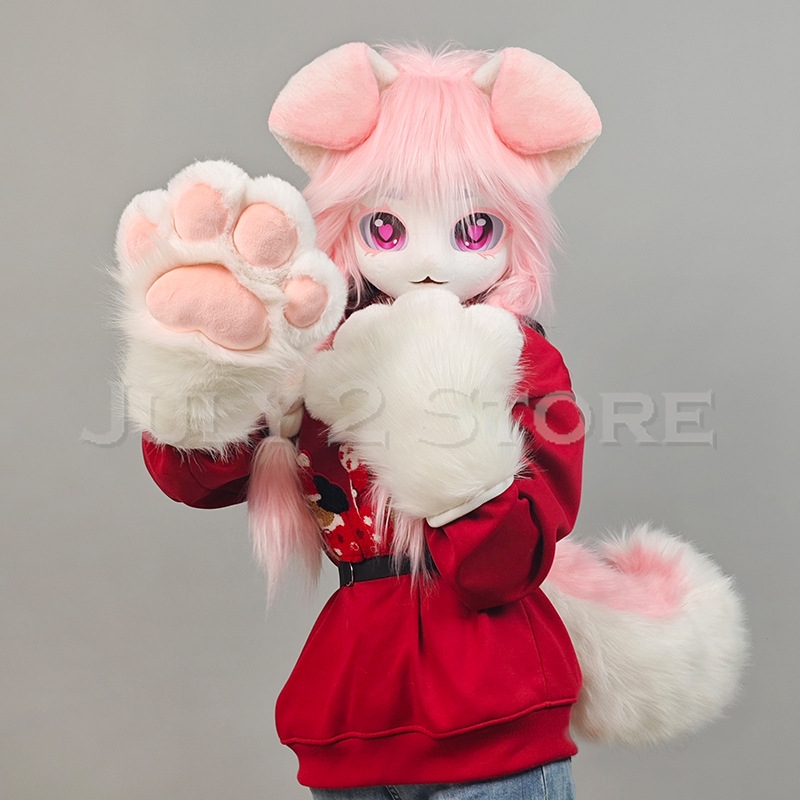 7月2日発売　着ぐるみヘッド　キュートな毛皮マスク　コスプレ - Anime Cosplay With Mask のレビューと価格