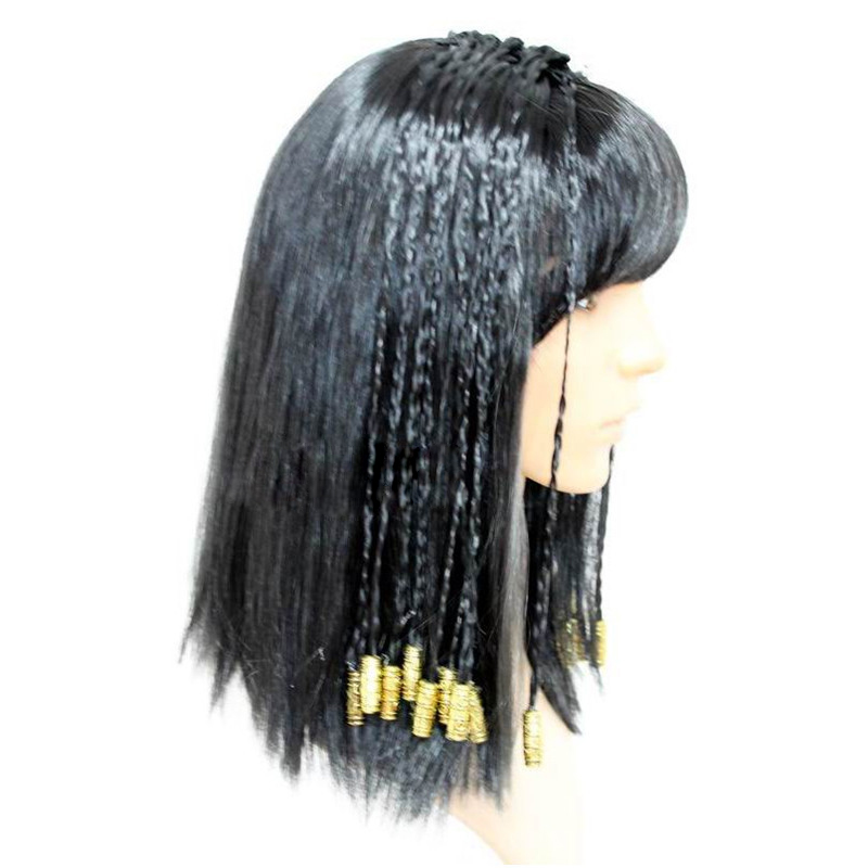 Cleopatra-ウィッグ,ウィッグ,コスプレ衣装,ゴール - Egypt Cosplay Anime のレビューと価格