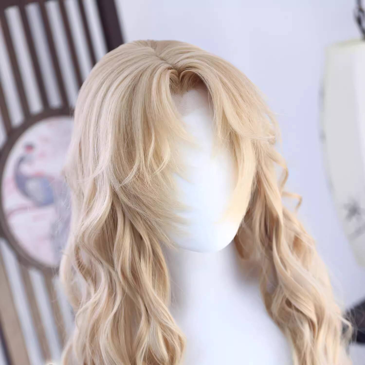 ヴェルモットベルモット風ウィッグコスプレ工藤新一毛利蘭女性ロ - Women Anime Cosplay のレビューと価格