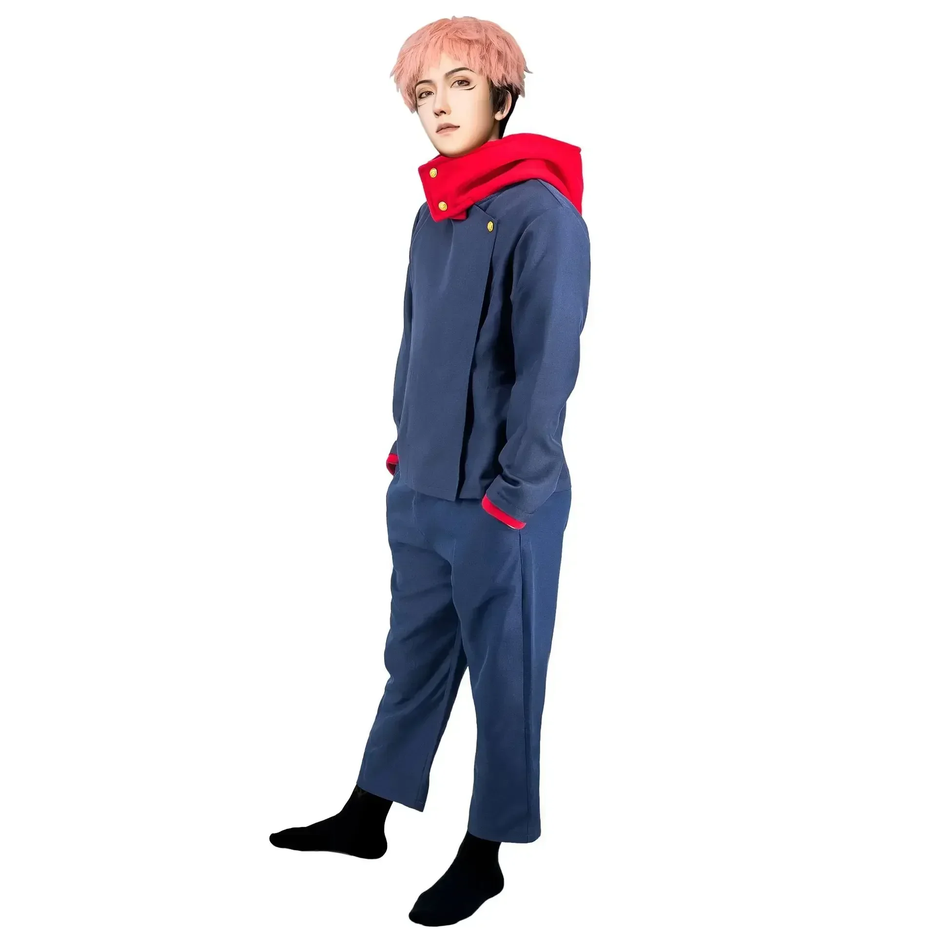 2026年アニメ衣装 呪術廻戦 虎杖悠仁 コスプレ衣装 虎杖 - Anime Cosplay Jujutsu Kaisen のレビューと価格