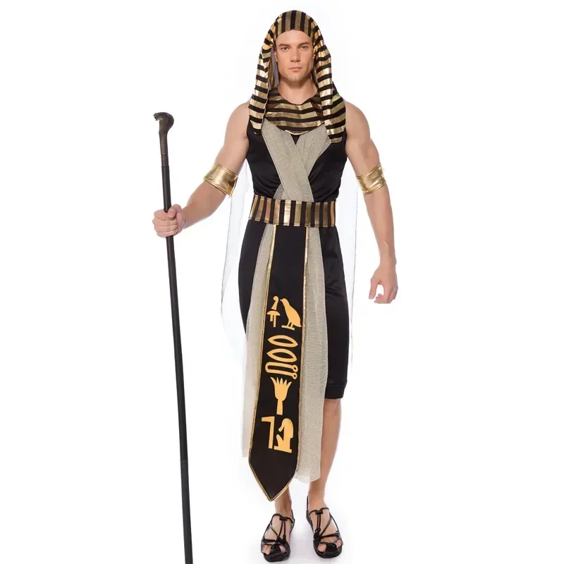 大人用ファラオコスチューム 古代エジプト王スーツ メンズ ハ - Egypt Cosplay Anime のレビューと価格