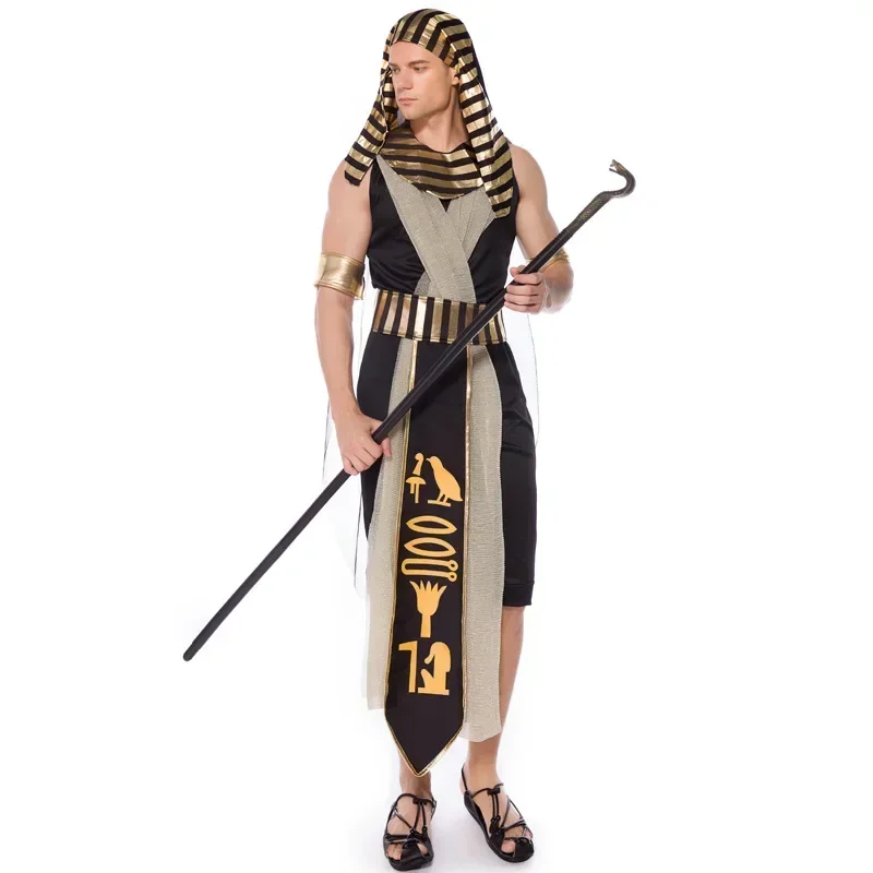 大人用ファラオコスチューム 古代エジプト王スーツ メンズ ハ - Egypt Cosplay Anime のレビューと価格