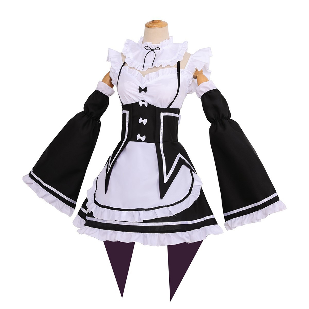 Re:ゼロから始める異世界生活 ラム レム コスプレ衣装 ア - Anime Cosplay Rem のレビューと価格