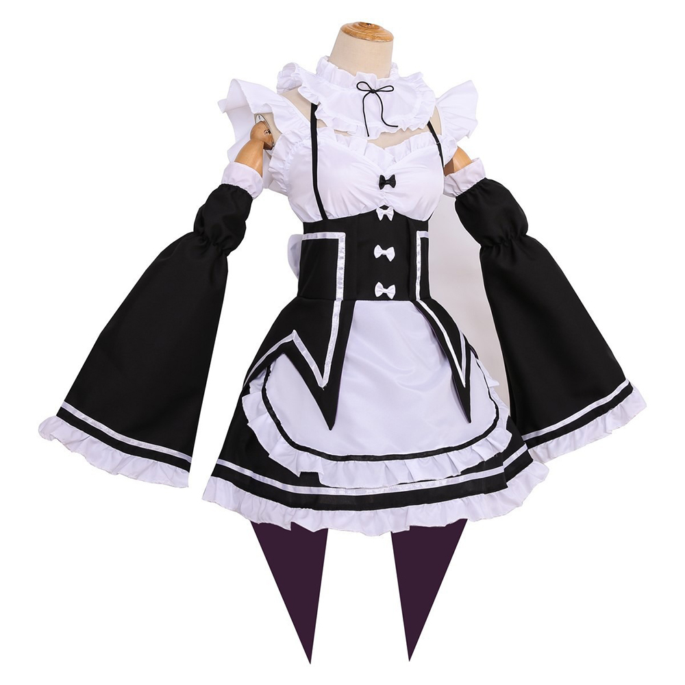 Re:ゼロから始める異世界生活 ラム レム コスプレ衣装 ア - Anime Cosplay Rem のレビューと価格