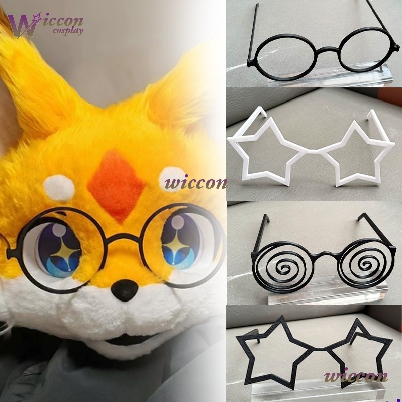 OHaYo 25cm メガネ ファー スーツ アクセサリー  - Anime Cosplay With Mask のレビューと価格